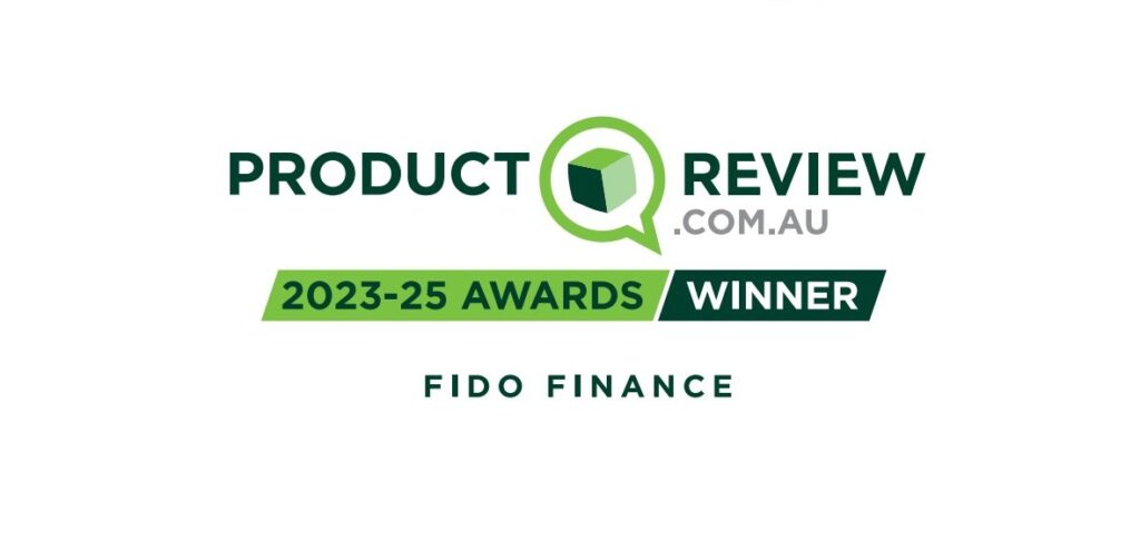 Fido Finance has been awarded first place in ProductReview.com.au’s Car Loan category based on our customers’ reviews, in 2023, 2024 and 2025.